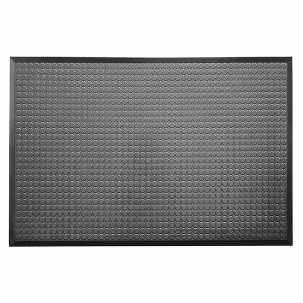 Ergomat Ergomat Infinity Smooth Black 3ft x 3ft Anti-Fatigue Floor Mat INS0303-BK